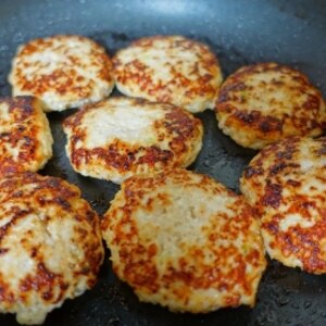 こくうま♪照り焼きつくねハンバーグ♪